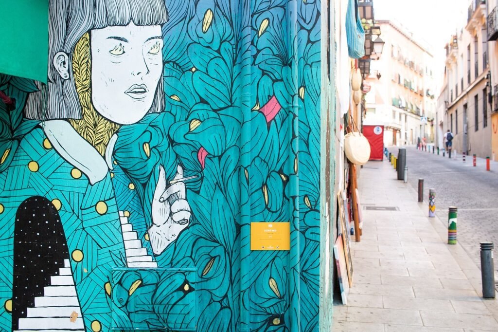 street art and multicultural life in Lavapiés