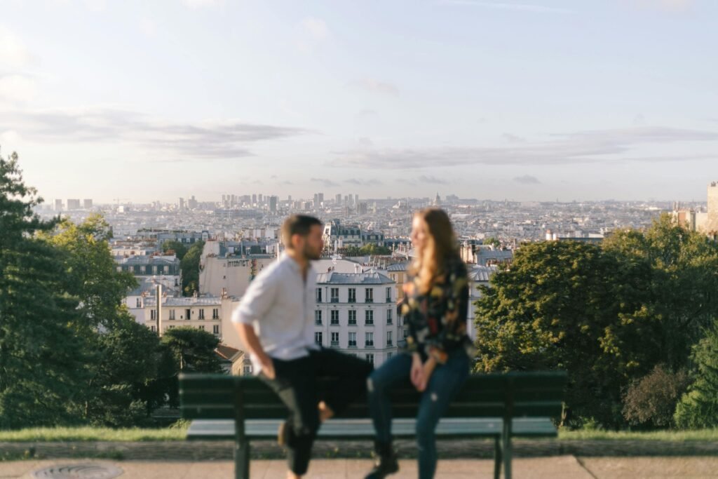 Montmartre view of Paris