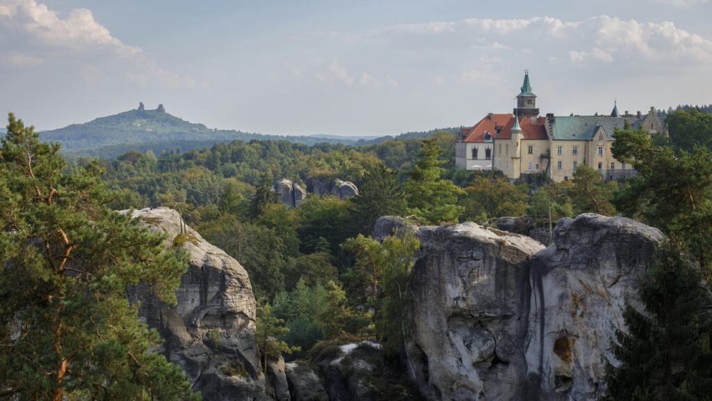 Scenic landscape of Bohemian Paradise