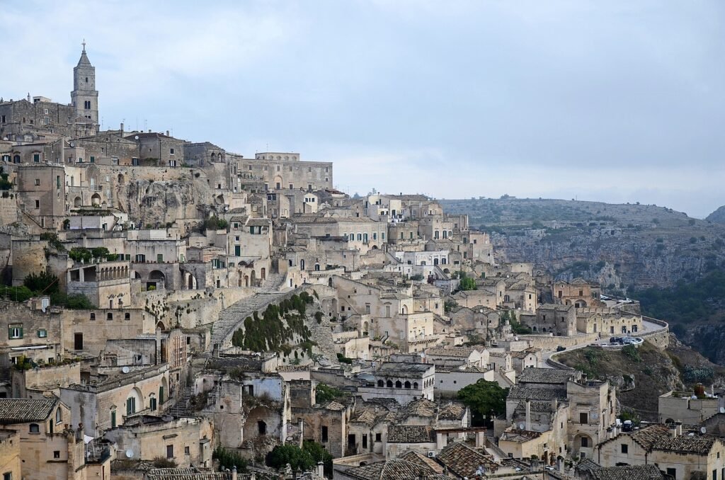 Matera’s cave dwellings.