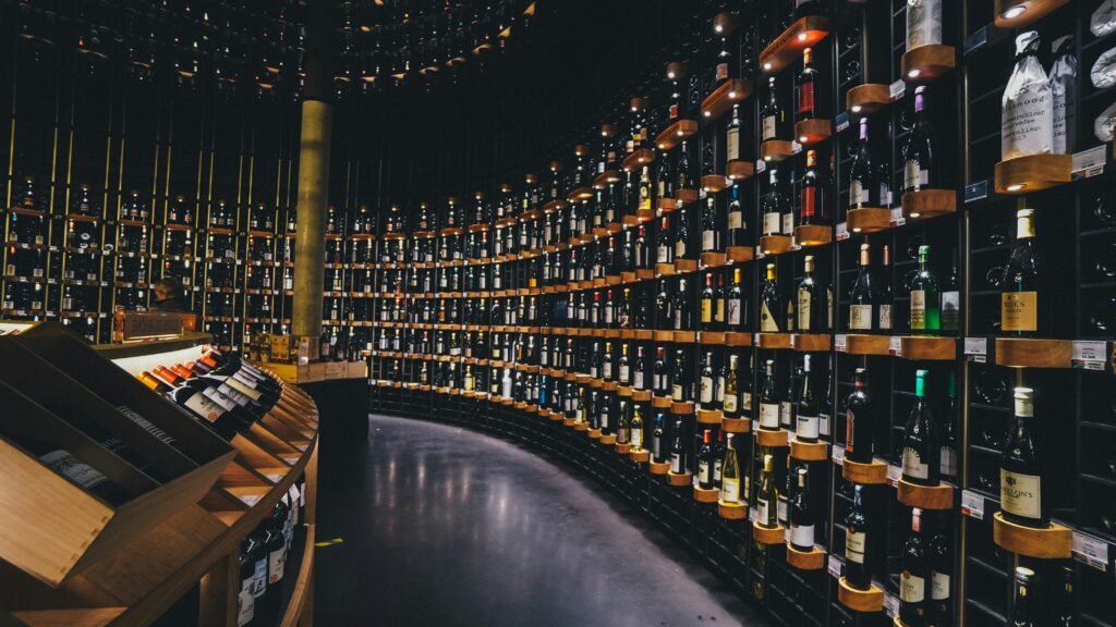 wine cellar in boudeaux