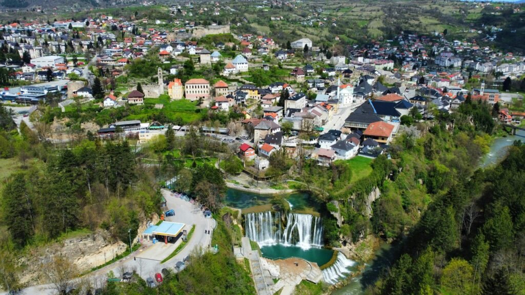 A beautiful shot of Pliva Waterfall